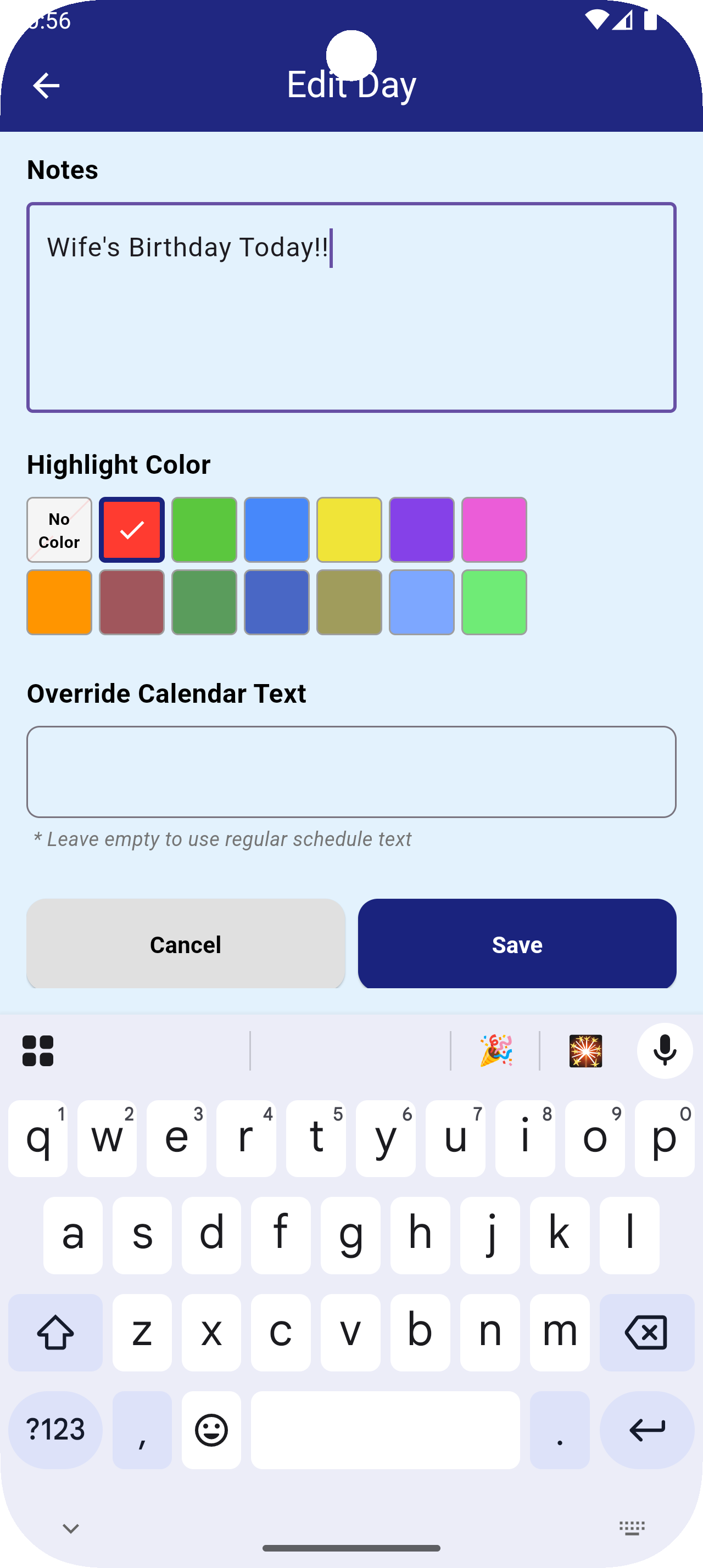 ShiftWave Schedule Setup
